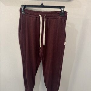 Vuori Burgundy Track Pants